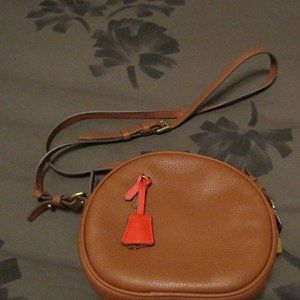 JCrew Crossbody Tan Leather Purse
